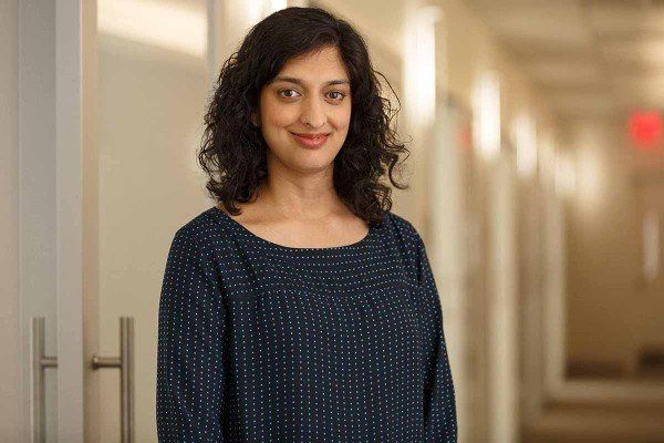 Anita Kumar, MD, of MSKCC in Basking Ridge, New Jersey, highlighted advances in treatment of transplant-ineligible mantle cell lymphoma, including chemotherapy-free options. | Image: MSKCC