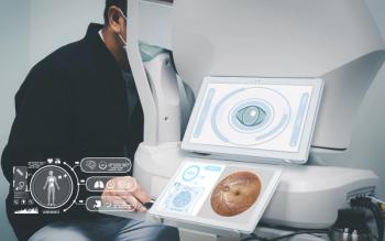 Patient undergoing OCT imaging | Image credit: Richman Photo - stock.adobe.com