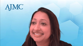 Screenshot of Tasmina Hydery, PharmD, during an interview
