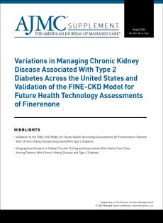 Variations in Managing Chronic Kidney Disease Associated With Type 2 Diabetes Across the United States and Validation of the FINE-CKD Model for Future Health Technology Assessments of Finerenone
