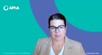  Brigid Groves, PharmD, MS, vice president, professional affairs, American Pharmacists Association