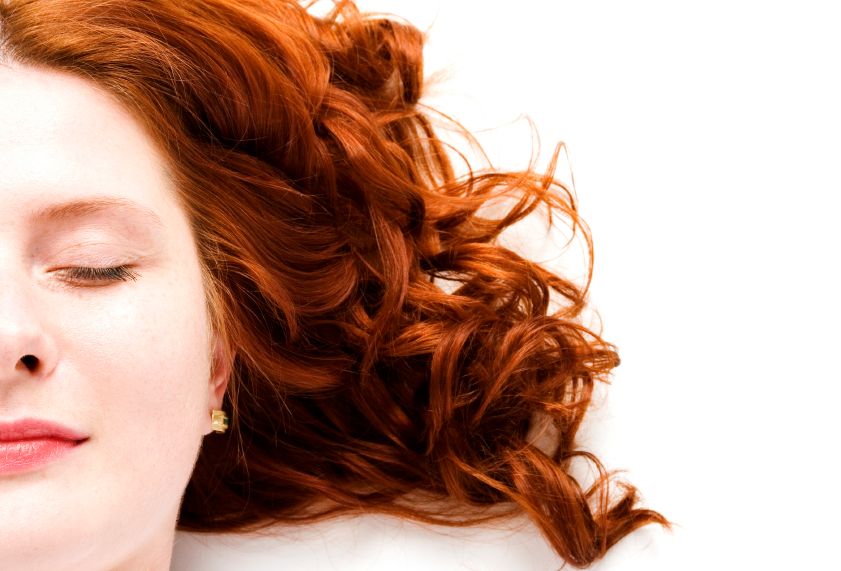 woman with red hair