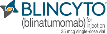 Blinatumomab logo | Image credit: Amgen