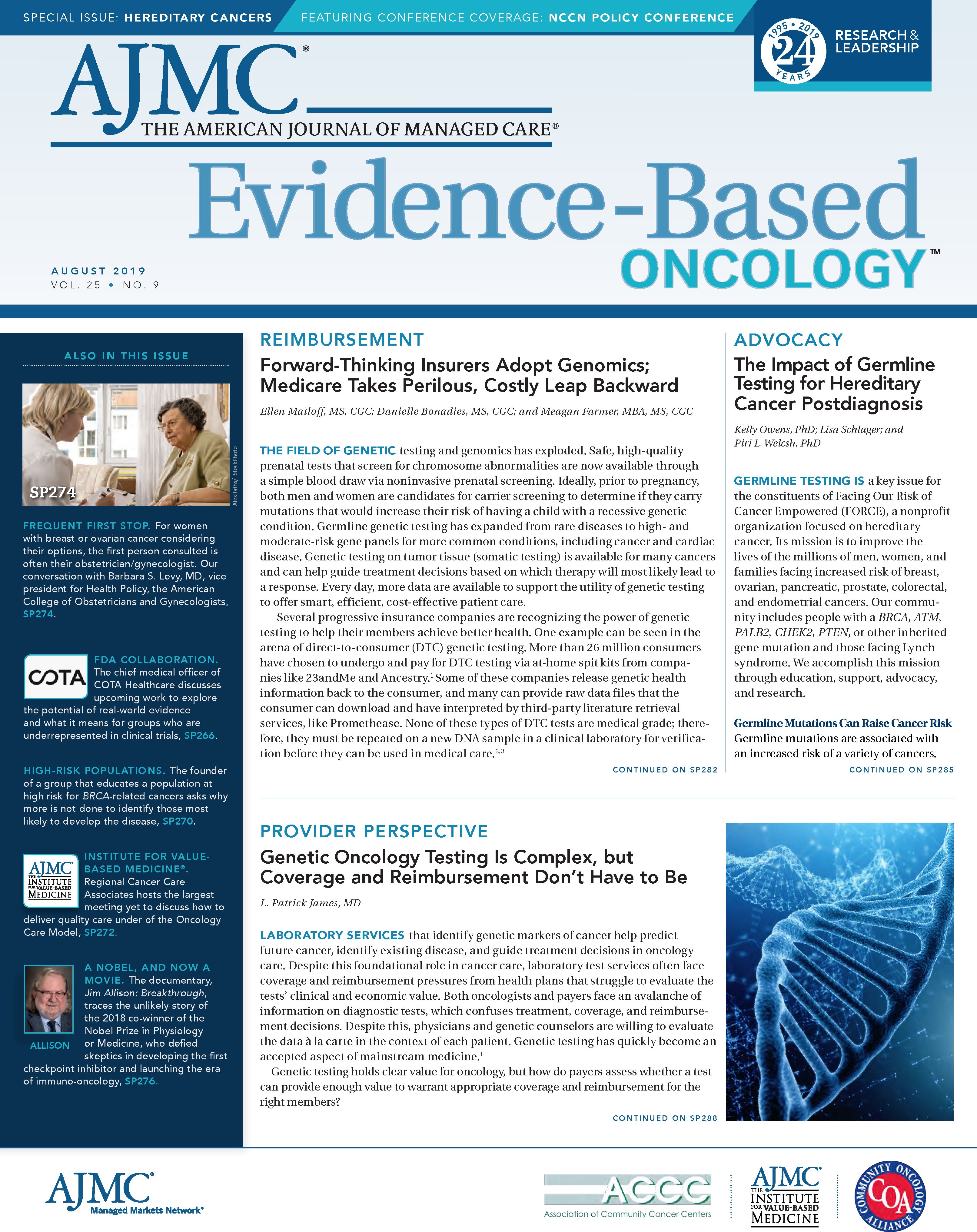 The Impact Of Germline Testing For Hereditary Cancer Postdiagnosis