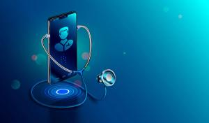 Stethoscope on smartphone | Image credit: AndSus – stock.adobe.com