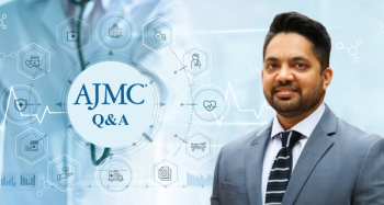 AJMC with Dr Munaf Siyamwala | Background image credit: ipopba - stock.adobe.com