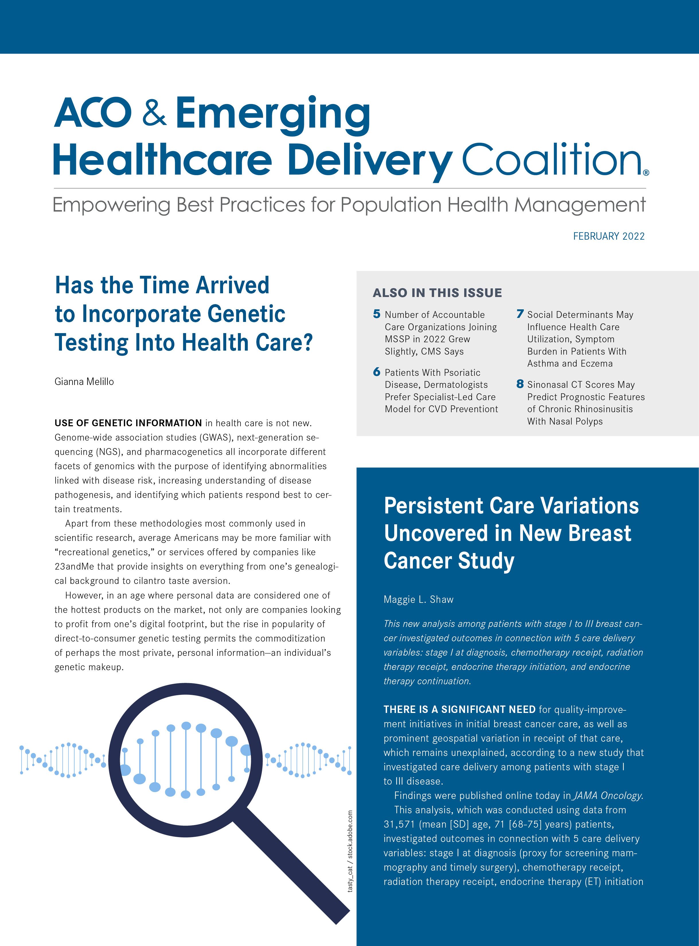 Number of Accountable Care Organizations Joining MSSP in 2022 Grew