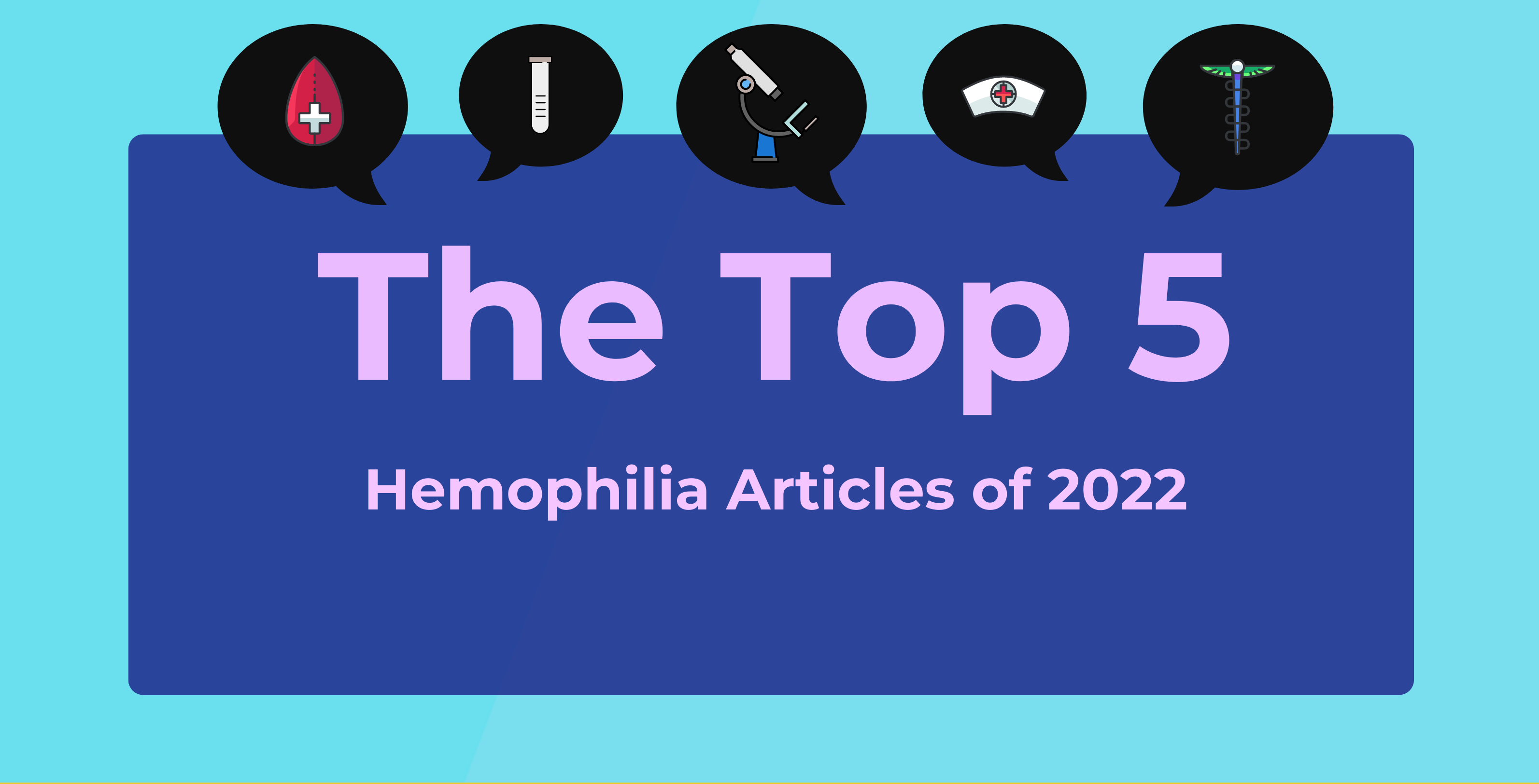 Graphic with the title and health icons