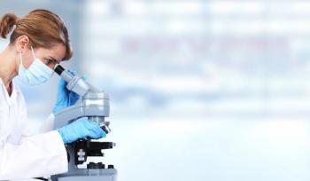 Female researcher