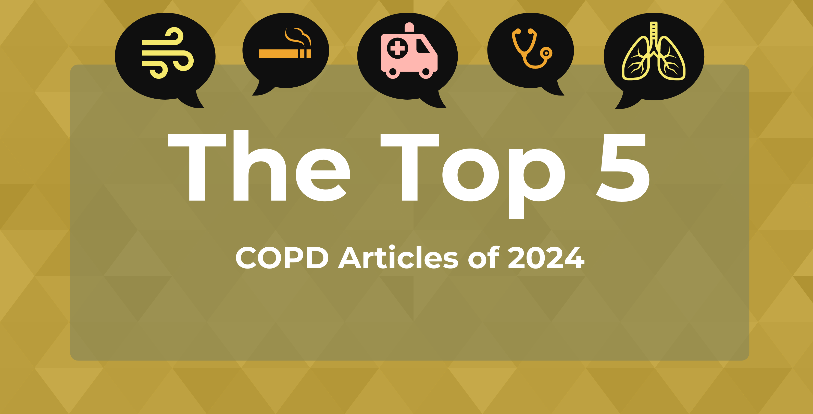 TOP 5 COPD articles of 2024 | Image Credit: Venngage