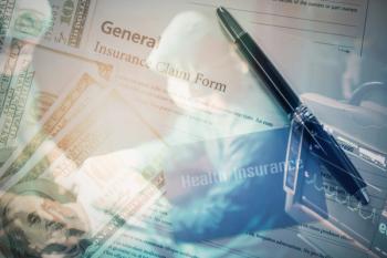 double exposure background of health insurance card - Mongkolchon - stock.adobe.com