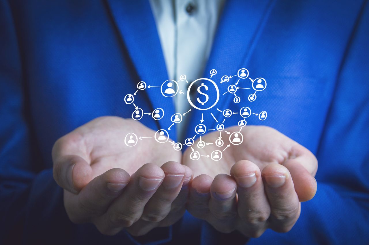 Money and people are connected