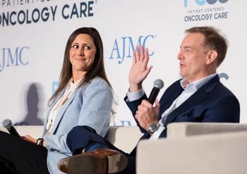 Emily Touloukian, DO, and Davey B. Daniel, MD | Image credit: Greg Smit for AJMC