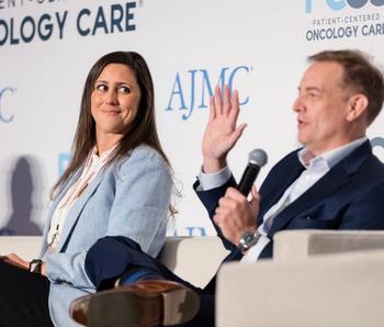 Emily Touloukian, DO, and Davey B. Daniel, MD | Image credit: Greg Smit for AJMC