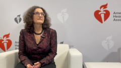 Screenshot of an interview with Vallerie McLaughlin, MD