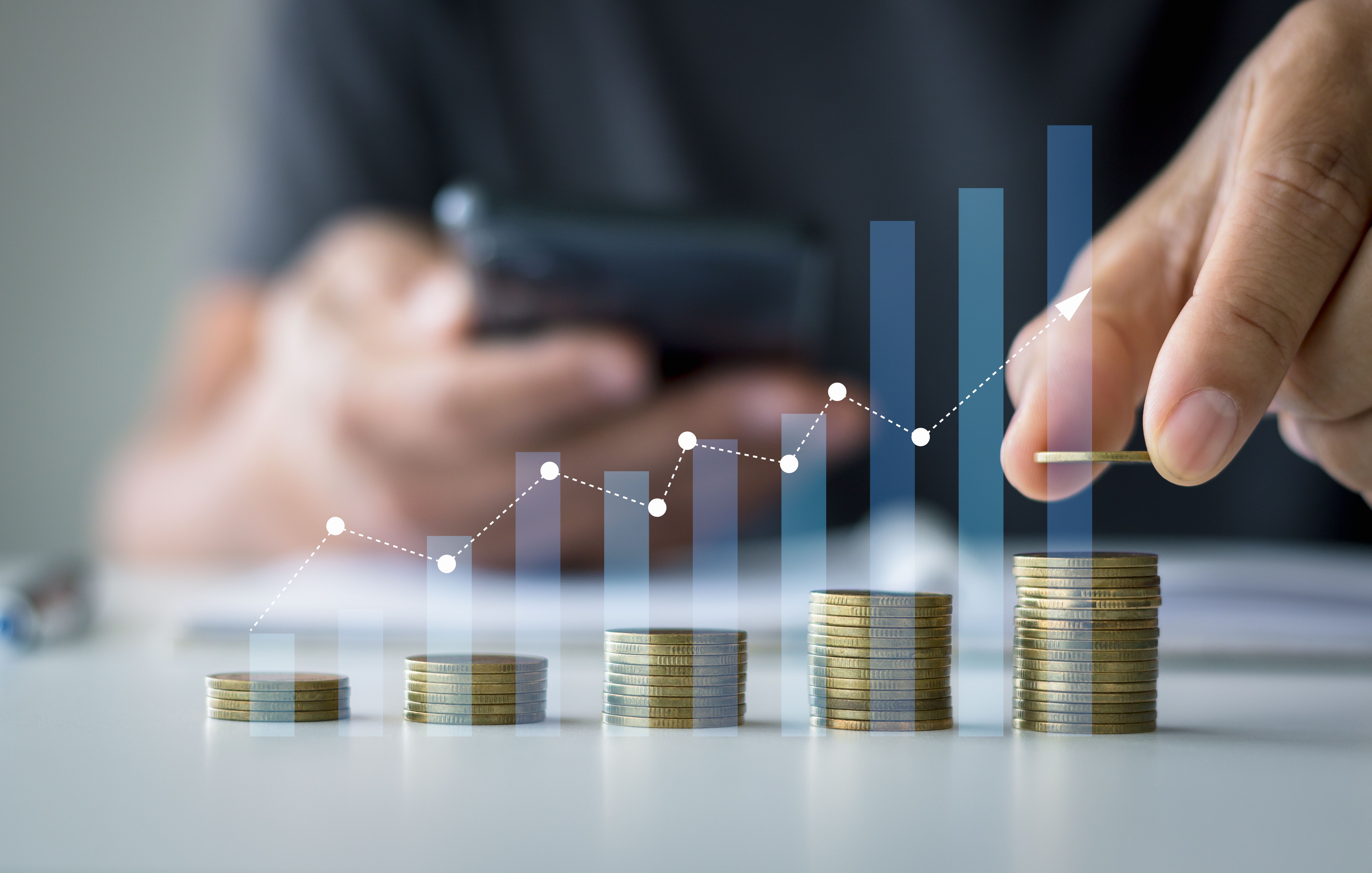 Stacks of coins increasing | Image credit: THAWEERAT - stock.adobe.com