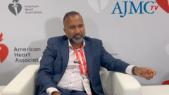 Screenshot of an interview with Roy Mathew, MD