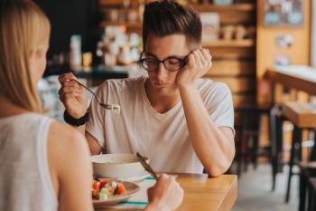 Portrait of man with no appetite | Image credit: estradaanton - stock.adobe.com