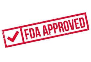 Red FDA Approved stamp