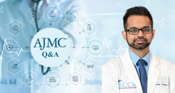 AJMC Q&A with Harsh Parmar, MD | Background image credit: ipopba - stock.adobe.com