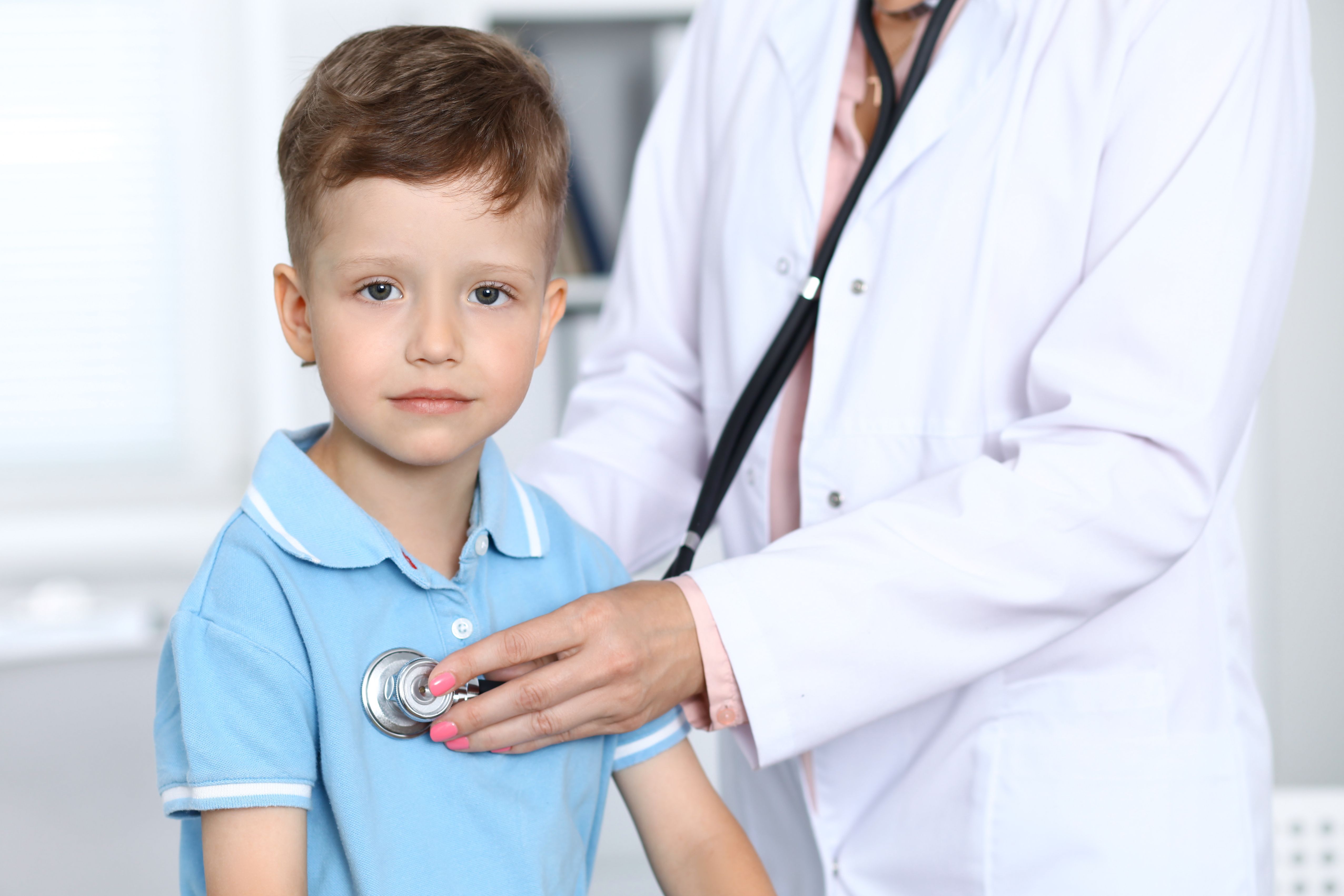 Picture of child with doctor