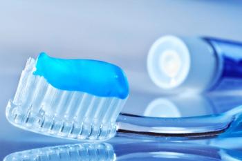 toothbrush with toothpaste
