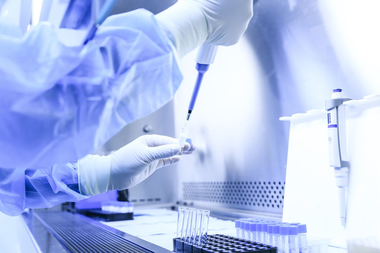 Researcher in Laboratory