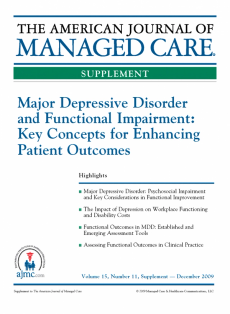 Major Depressive Disorder and Functional Impairment: Key Concepts for Enhancing Patient Outcomes