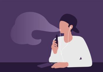 Modern boy in cap smoking vape. Trendy new vaping device, smoke e-liquid instead of nicotine cigarettes. Tobacco free e-juice | Image credit:  MaximB - stock.adobe.com