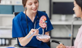 nurse discussing chronic kidney disease | Image credit: NanSan - stock.adobe.com