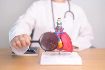 Model Lung with fibrosis. | Image credit: @JoPanuwatD_AdobeStock.jpeg