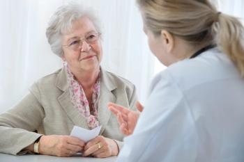 Older woman with a primary care provider