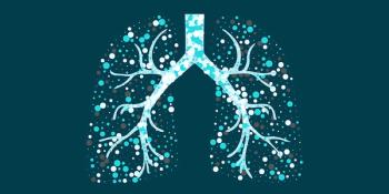 A graphic of a pair of lungs