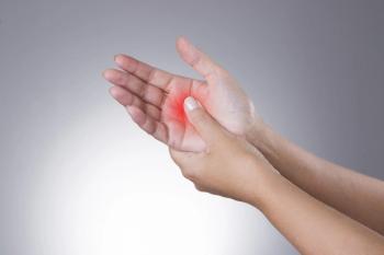Hand pain.