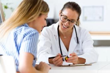 patient consulting with doctor