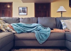 picture of sleeping person