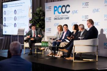 Edward "Ted" Arrowsmith, MD, at left, leads the discussion | Image credit: Greg Smit for AJMC