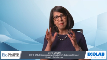 Meeta Gulyani, SVP & GM of Bioprocessing and Head of Life Sciences Strategy at Ecolab Life Sciences, shares where biomanufacturing is headed next and why the relationship between drug developers and their suppliers is changing along with it.