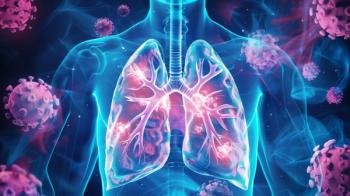 Scientific illustration showing a bispecific immunotherapy antibody interacting with lung cancer cells and immune cells within the tumor microenvironment. | Image Credit: © Rabil - stock.adobe.com