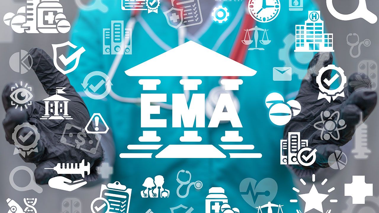 Concept of EMA European Medicines Agency. Drugs evaluation and quality control department. | Image Credit: ©wladimir1804 -stock.adobe.com