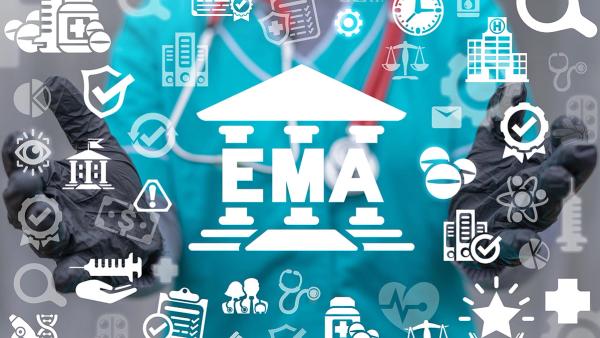 Concept of EMA European Medicines Agency. Drugs evaluation and quality control department. | Image credit: © wladimir1804 - stock.adobe.com