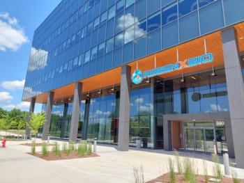 The front of the REGENXBIO facility in Rockville, Montgomery County, Maryland. REGENXBIO is a biotechnology company researching Adeno-Associate Virus (AAV) gene therapy | Image Credit: © MJ Kerr - stock.adobe.com