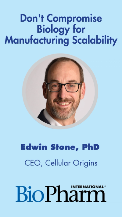 Don't Compromise Biology for Manufacturing Scalability