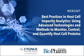 Best Practices in Host Cell Impurity Analytics – Using Advanced Technologies and Methods to Monitor, Control and Quantify Host Cell Proteins