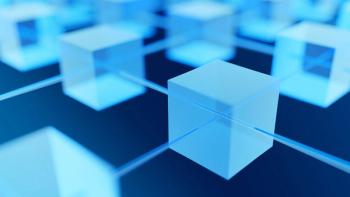 Blockchain concept 3d rendering with blue cubes and chains stands.as cryptocurrency digital code chain. | Image Credit: ©kugelwolf - Stock.adobe.com