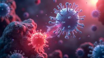 Illustration depicting engineered T cells targeting MAGE-A4-positive cancer cells through a bispecific T-cell receptor immunotherapy mechanism.  | Image Credit: © Funny - stock.adobe.com