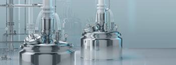 Stainless steel bioreactor vessels in a manufacturing facility. | Image Credit: © Corona Borealis - stock.adobe.com
