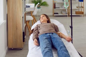 Young child receiving IV treatment in pediatric hospital setting representing wilate FDA approval for von Willebrand disease prophylaxis in children under age 6. | Image Credit: © Studio Romantic - stock.adobe.com