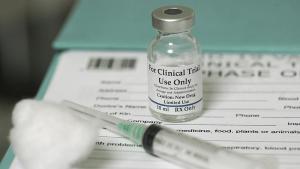 Clinical trial medicine, for the covid-19 coronavirus, on clipboard | Image credit: © Scott Cornell - © Scott Cornell - stock.adobe.com