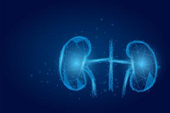 Abstract mash line and point human kidneys. Urology system medicine treatment low poly illustration | Image Credit: © Brazhyk - stock.adobe.com